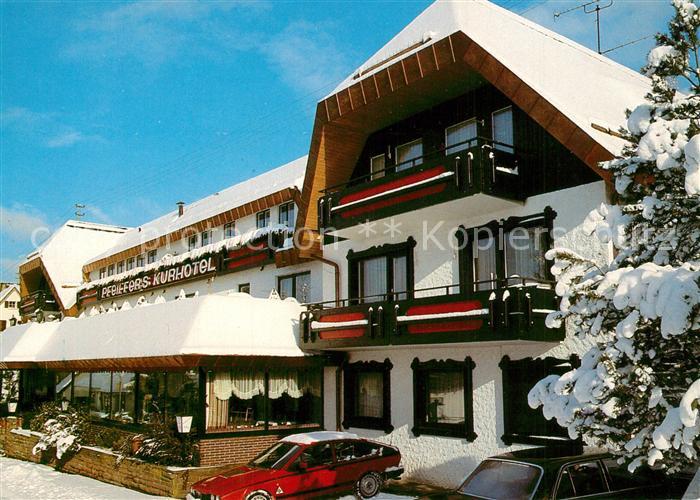 Luetzenhardt Hotel Restaurant Sanatorium Pfeiffer's Kurhotel im Winter