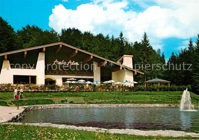 GARMISCH-PARTENKIRCHEN Bayern Aule Alm Gaststaette Restaurant Teich Huber Karte