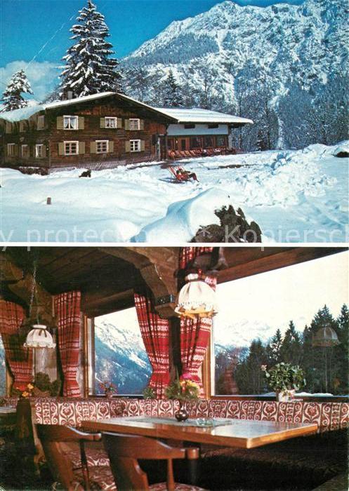 Oberstdorf Gasthaus Laiter Winterlandschaft Allgaeuer Alpen