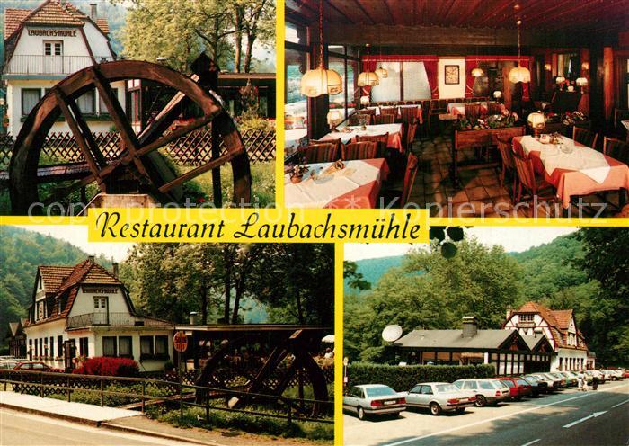 Altwied Restaurant Laubachsmuehle Wasserrad