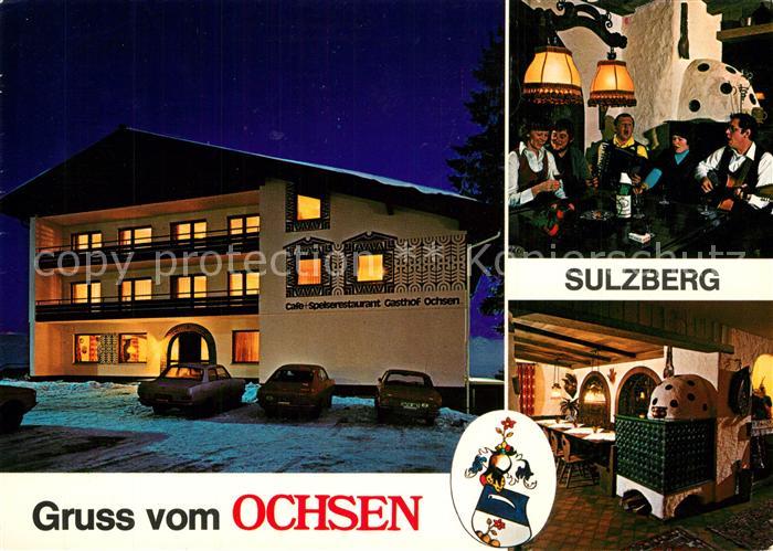 Sulzberg Vorarlberg Gasthof Ochsen Restaurant Hausmusik