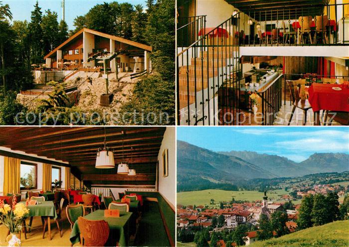 Reit Winkl Walmberg Berggaststaette Landschaftspanorama Alpen