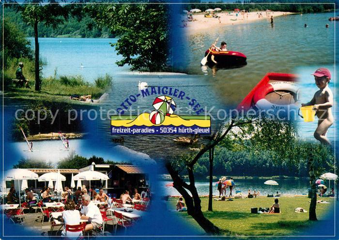 Gleuel Otto Maigler See Strandbad Gaststaette Badestrand