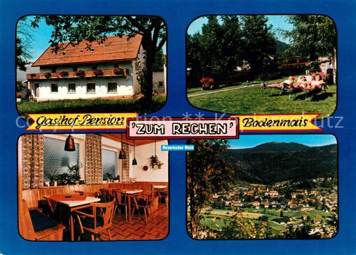 Bodenmais Gasthof Pension Zum Rechen Liegewiese Landschaftspanorama Bayerischer