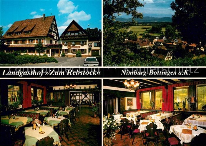 Bottingen Landgasthof Zum Rebstock Restaurant Landschaftspanorama Kaiserstuhl