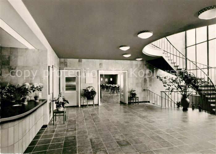 Hoexter Weser Hoffmann von Fallersleben Jugendherberge Treppenaufgang Tagesraum