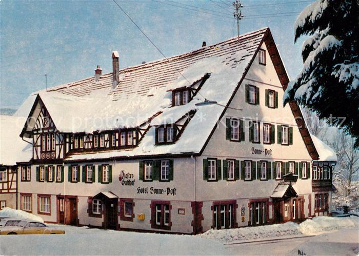 Klosterreichenbach Klostergasthof Hotel Sonne Post Schwarzwald
