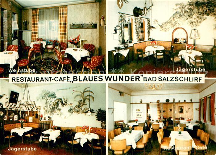 Bad Salzschlirf Restaurant Cafe Blaues Wunder Weinstube Jaegerstube Restaurant C