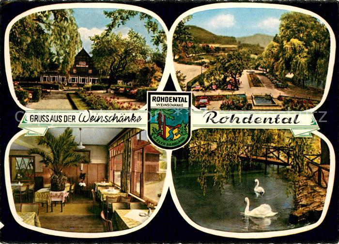 Hessisch Oldendorf Weinschaenke Rohdental Schwanenteich Park Wappen