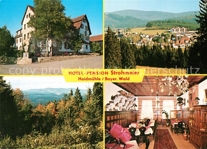 Haidmuehle Hotel Pension Strohmeier Landschaftspanorama Bayerischer Wald