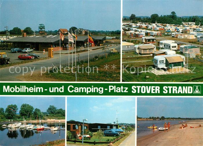 Drage Elbe Mobilheim Campingplatz Stover Strand