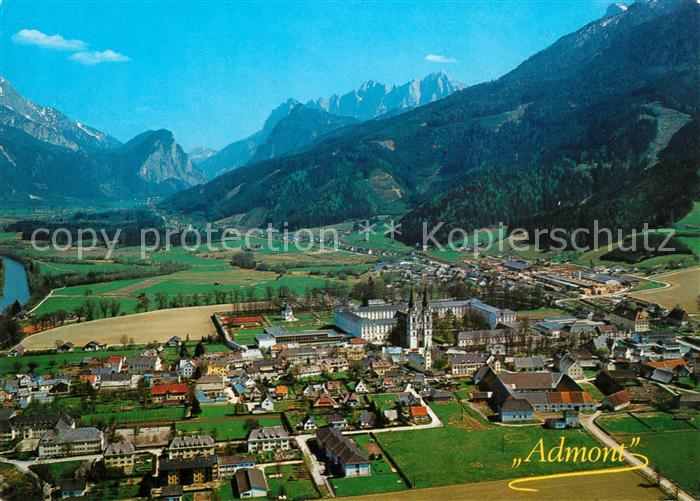 Admont Steiermark Fliegeraufnahme