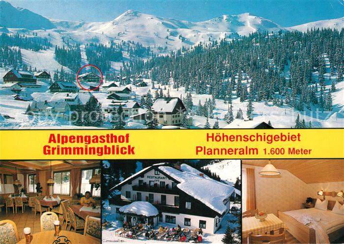 Planneralm Panorama Alpengasthof Grimmingblick Gaststube Zimmer