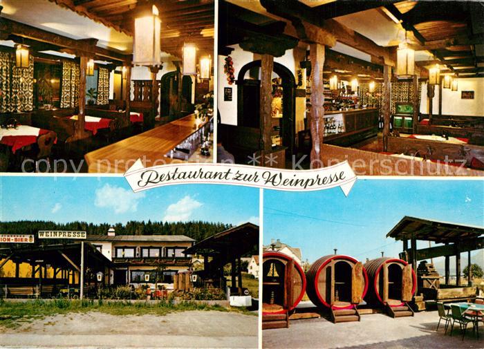 Villach Kaernten Restaurant zur Weinpresse Gastraeume Faesser