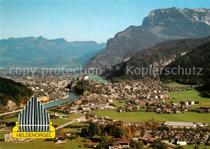 Kufstein Tirol Fliegeraufnahme mit Kaisergebirge