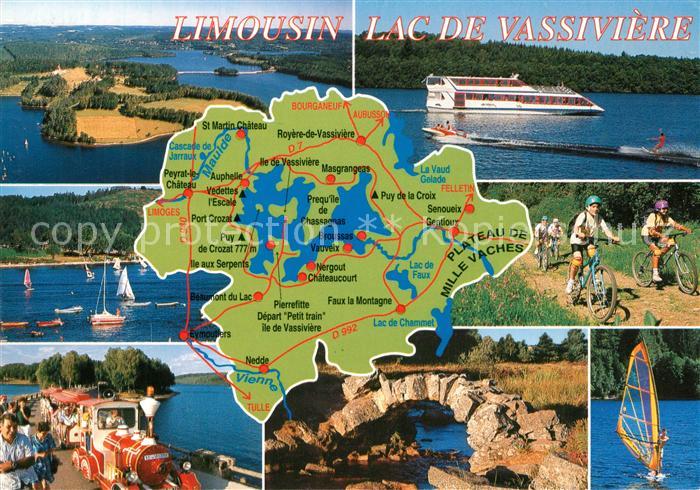 Limousin Region Lac de Vassiviere Ile de Vassiviere Le Vassiere II bateau restau