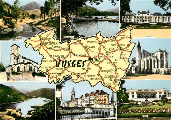 Vosges Vogesen Region Bussang Gerardmer Contrexeville Neufchateau Epinal Longeme