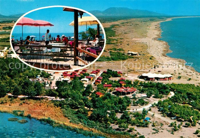 Ulcinj Velika plaza Naselje Milena Fliegeraufnahme