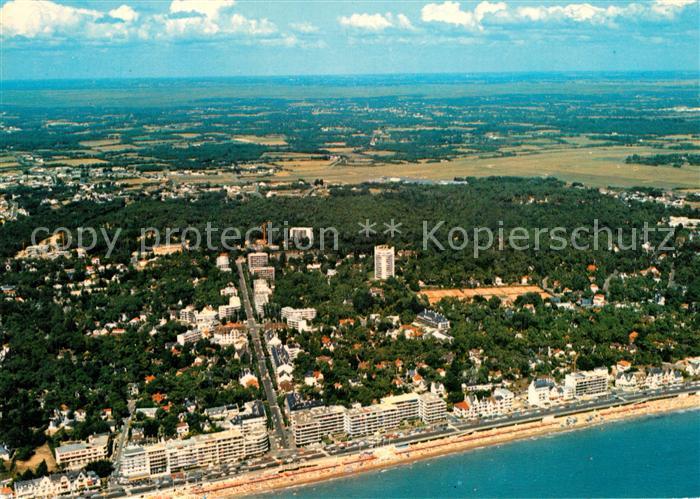 La Baule-les-Pins La Plage et l’Avenue Lafarrige Vue aerienne