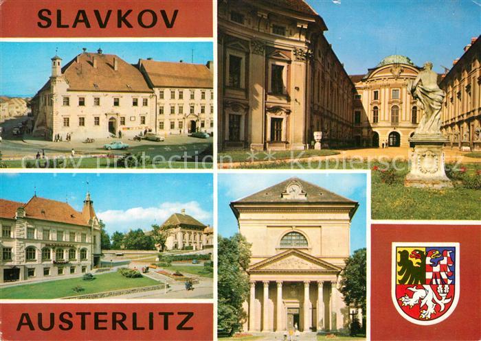 Slavkov u Brna Budova mestskho narodniho vyboru Zamecke nadvori Spolecensky dum