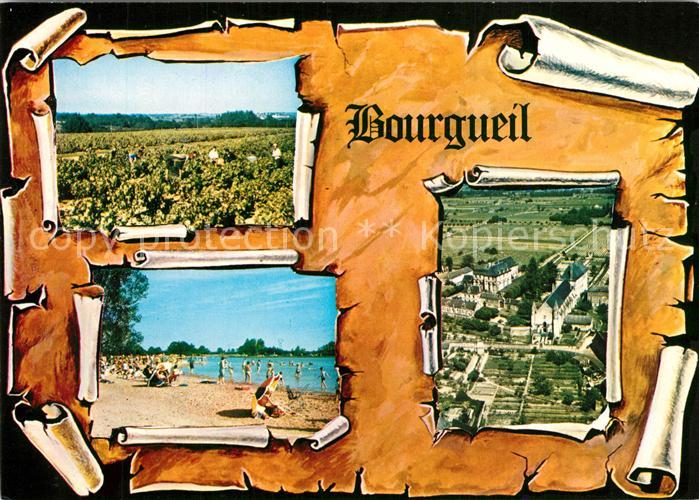 Bourgueil Le plan d’eau Abbaye Vue aerienne