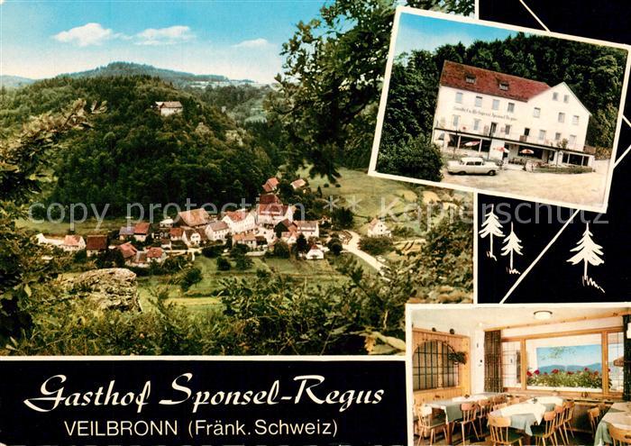 Veilbronn Panorama Gasthof Sponsel Regus Gaststube