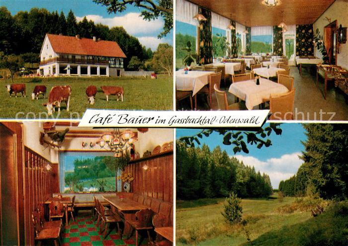 Hammelbach Cafe Bauer im Gassbachtal Gaststube Speisesaal