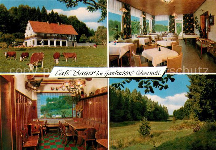 Hammelbach Cafe Bauer im Gassbachtal Gaststube Speisesaal