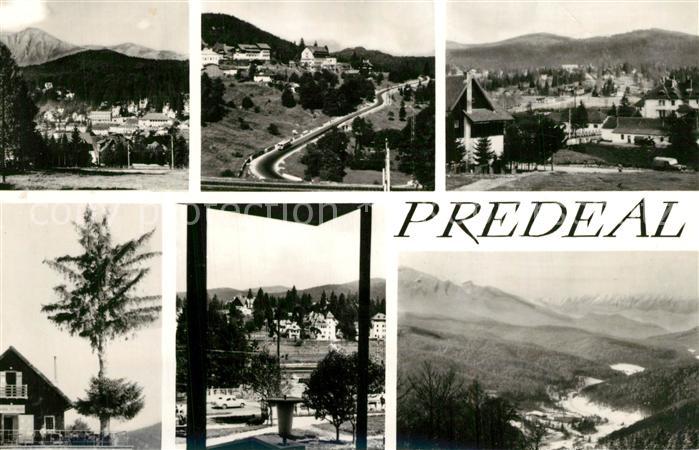 Predeal Teilansichten Landschaftspanorama