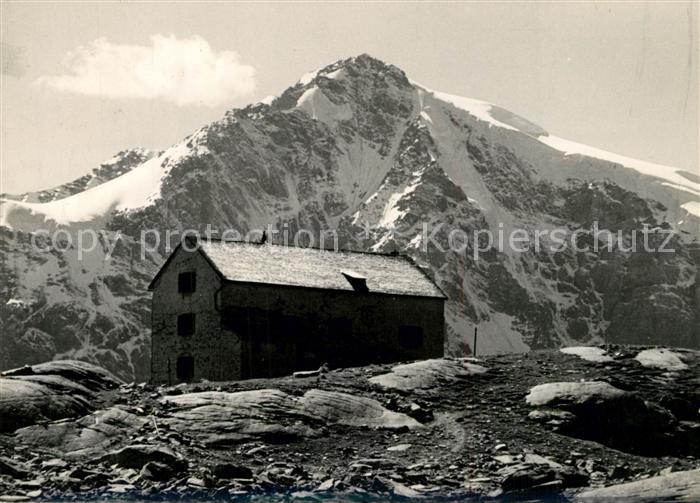 Duesseldorfer Huette Zayalhuette Ortlergruppe Rifugio Seristori alla Vertana Gru