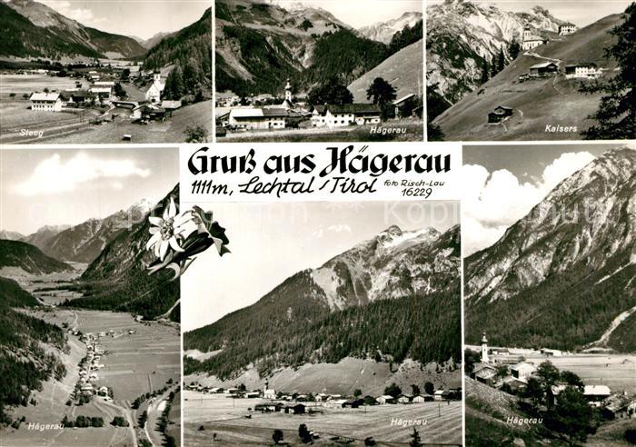 Haegerau Tirol Panorama Lechtal Alpen