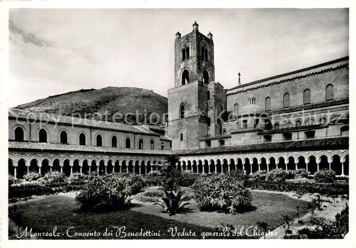 Monreale Convento dei Benedettini Chiostro Benediktinisches Kloster