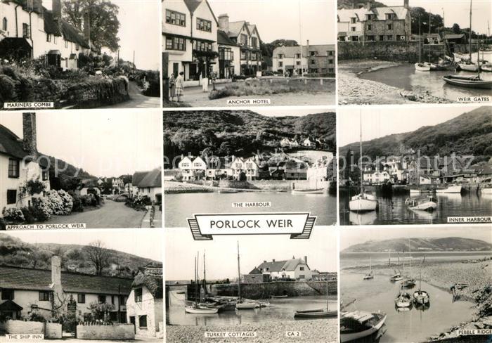 Porlock Weir Mariners Combe Hotel Weir Gates Porlock Weir Harbour Ship Inn Cotta