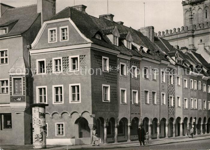 Poznan Posen Kamieniczki starojiejskie Haeuser Innenstadt