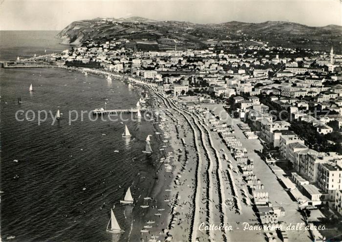 Cattolica Rimini Panorama dall aereo