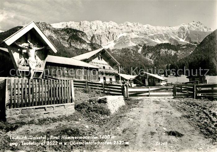 Leutasch Haemmermoosalm Teufelsgrat Oberreintalschrofen
