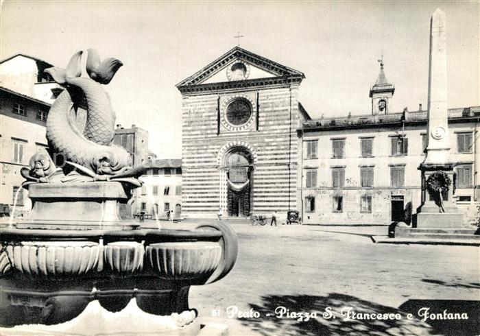 Prato Piazza S Francesco e Fontana