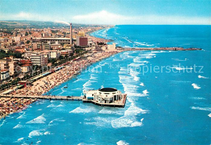Senigallia Fliegeraufnahme Seebruecke