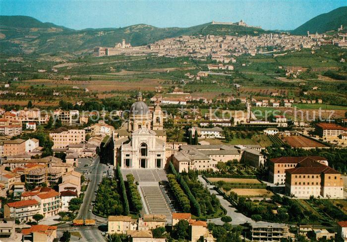 Assisi Umbria Santa Maria degli Angeli Fliegeraufnahme