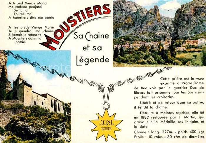 Moustiers-Sainte-Marie Sa Chaine et sa Legende