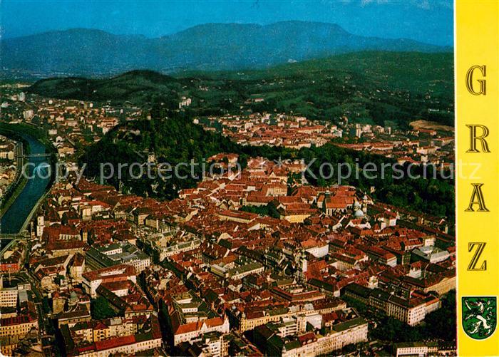 Graz Steiermark Landeshauptstadt Fliegeraufnahme