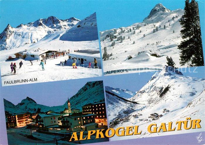 Galtuer Tirol Skigebiet Alpkogel Wintersportplatz Alpen