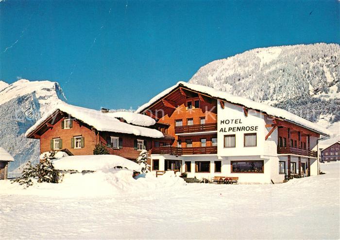 Au Rehmen Hotel Alpenrose Wintersportplatz Bregenzerwald