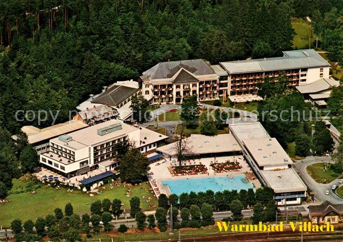 Warmbad Villach Thermalbad Fliegeraufnahme