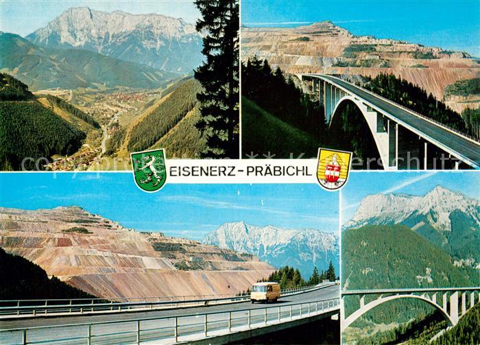 Eisenerz Steiermark Praebichl Nordrampe Kremplgrabenbruecke Erzberg