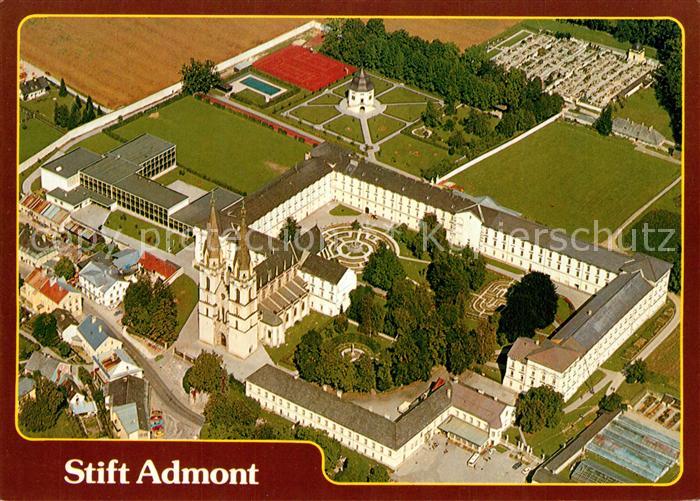 Admont Steiermark Stift Stiftskirche Benediktinerstift Kloster Fliegeraufnahme