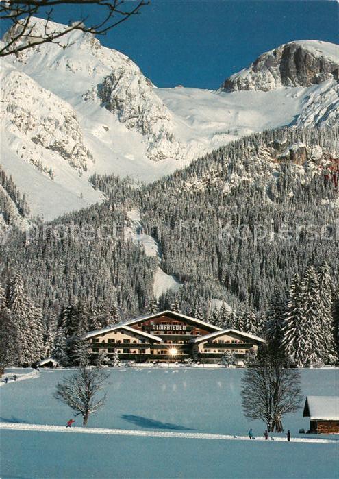 Ramsau Dachstein Steiermark Berggasthof Almfrieden Winterimpressionen Dachsteing