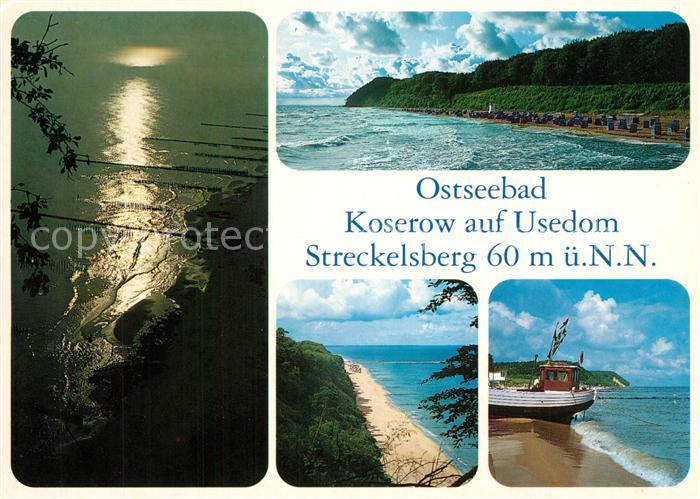 Koserow Ostseebad Usedom Streckelsberg Strand Kueste