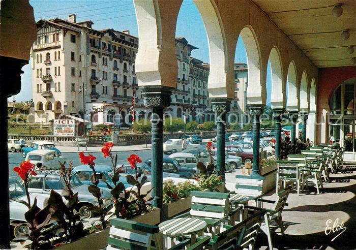 Hendaye Pyrenees Atlantiques Hotel Esknalduna Restaurant Terrasse