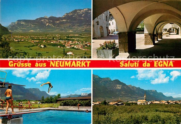 Egna Panorama Etschtal Freibad Val d Adige